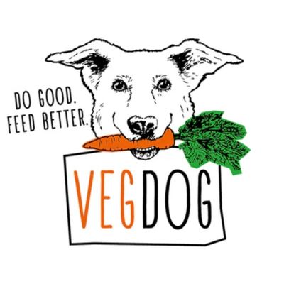 Markenlogo Vegdog für Hundefutter.